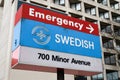 Sign for Swedish Medical Center at First Hill Seattle