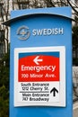 Sign for Swedish Medical Center in Seattle