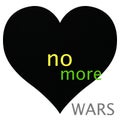 Sign symbol illustration stop wars