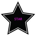 Sign symbol illustration stop wars star