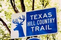 Sign for Texas Hill Country Trail