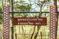 Border of Thailand and Myanmar sign.