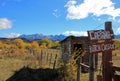 Sign to Cassidy and Sundance Kid House Royalty Free Stock Photo