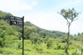 Sign to hot spring on Kelimutu