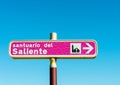 Sign to the Saliente Royalty Free Stock Photo