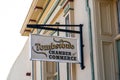 Sign at the Tombstone Chamber of Commerce Royalty Free Stock Photo