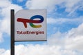 Sign of TotalEnergies - Oil company
