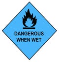 Sign of transported hazardous substances