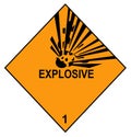 Sign of transported hazardous substances