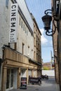 The sign at Tyneside Cinema - an independent movie theater in the city of Newcastle upon Tyne, UK