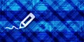 Sign up icon modern glassy blue banner background pattern illustration Royalty Free Stock Photo