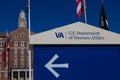 Sign at VA Medical Center Entrance Royalty Free Stock Photo