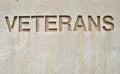 Sign veterans Royalty Free Stock Photo