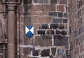 Sign On Wall Capilla De San Ignacio De Loyola Cusco Peru