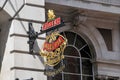 Sign on a wall of a traditional English pub in London Royalty Free Stock Photo