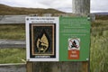 Wild fires in Scottish Highlands sign