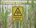 Snake Habitat Warning