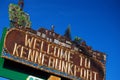 A sign welcomes visitors to Kennebunkport Maine Royalty Free Stock Photo