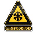Sign winter check
