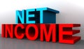 Net Income Sign Royalty Free Stock Photo