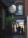 The sign of the Ye Olde Cheshire Cheese public house.