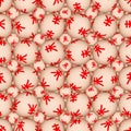 Sign yuan, seamless texture