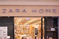 Sign Zara Home. Company signboard Zara Home.