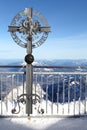 Sign on Zugspitze mountain