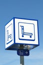 Signage carts Royalty Free Stock Photo