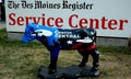 Signage for The Des Moines Register Service Center