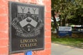 Signage for Lincoln University, New Zealand