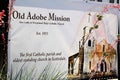 Old Adobe Mission, Our Lady of Perpetual Help Catholic Church, Scottsdale, Arizona, United States Royalty Free Stock Photo