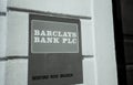 Barclays Bank signage, London