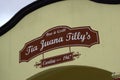 Signage for Tia Juana Tilly's Cantina