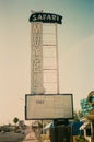 Old Safari Las Vegas Motel Sign