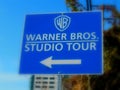 Signage for the Warner Brothers Studio Tour Royalty Free Stock Photo