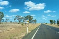 Signage Warning Of Roadside Stock Droving Royalty Free Stock Photo