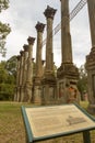 Signage at Windsor Ruins Royalty Free Stock Photo