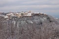 Signagi or Sighnaghi in winter, Georgia