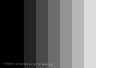 A signal background of a 100mV Step Black to White testing