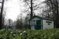 The signal box for Stansted Park Light Railway