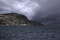 Signal Hill from Across St. John\'s Harbour, NL Royalty Free Stock Photo