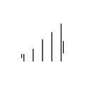 Signal, networking icon. Simple line, outline vector elements of storage and cloud icons for ui and ux, website or mobile Royalty Free Stock Photo