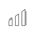 Signal, networking icon. Simple line, outline vector elements of storage and cloud icons for ui and ux, website or mobile Royalty Free Stock Photo