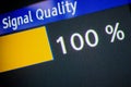 Signal quality 100% Royalty Free Stock Photo