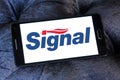 Signal toothpaste logo Royalty Free Stock Photo