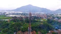 signal tower in Majalaya - stock photo