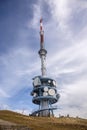 Signal Tower on Mount. Rigi - Arth, Switzerland Royalty Free Stock Photo