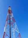 Signal tower, Telephone pole, very tall and large Sky background