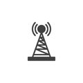 Signal tower vector icon